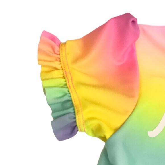 Wetsuit Mermaids Have More Fun Rashguard Pink Size 18 Months - Picture 4 of 13